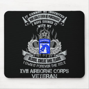 Eigene Forever Der Titel 18. Im Flugzeug Corps Us Mousepad