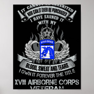 Eigene Forever Der Titel 18. Im Flugzeug Corps Us Poster