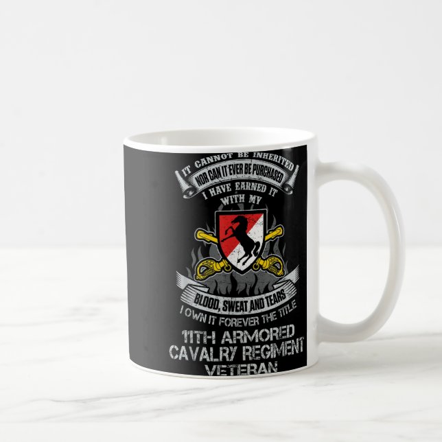Eigene Forever The Title 11. Armored Cavalry Regim Kaffeetasse (Rechts)