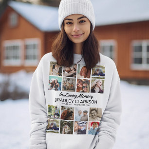 Eigene Foto hinzufügen und Personalisierten Text h Sweatshirt