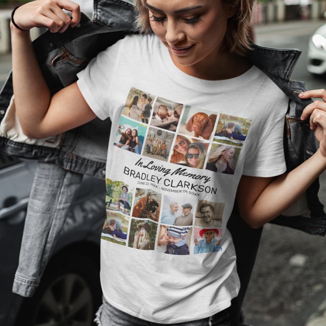 Eigene Foto hinzufügen und Personalisierten Text h T-Shirt (Von Creator hochgeladen)