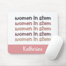Eigene Frauen in sternenstilistischen Geschenken Mousepad