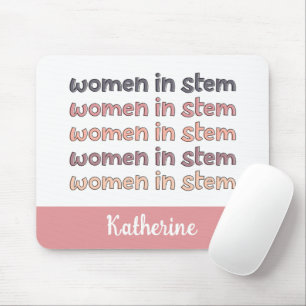 Eigene Frauen in sternenstilistischen Geschenken Mousepad