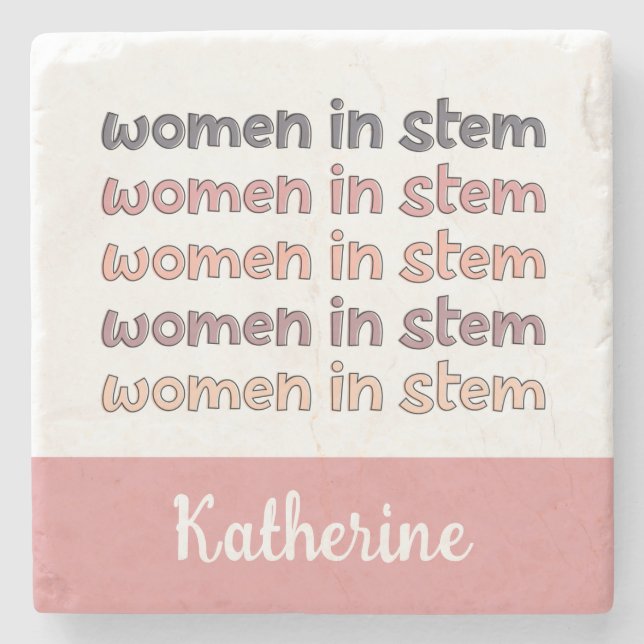 Eigene Frauen in sternenstilistischen Geschenken Steinuntersetzer (Vorderseite)