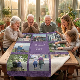 Eigene Geschenke für ältere Eltern - Violett für P Sherpadecke