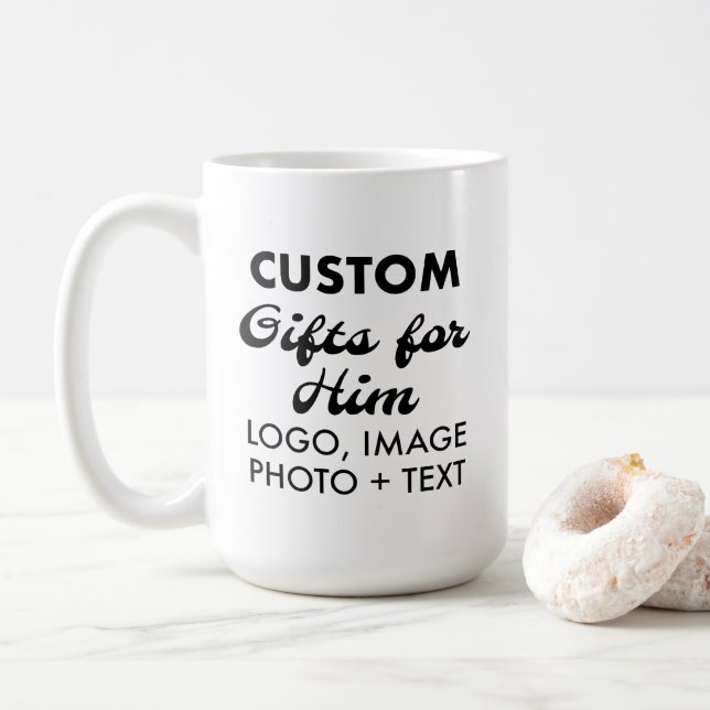 Eigene Geschenke für seine klassische Weiße Tasse  (Mit Donut)