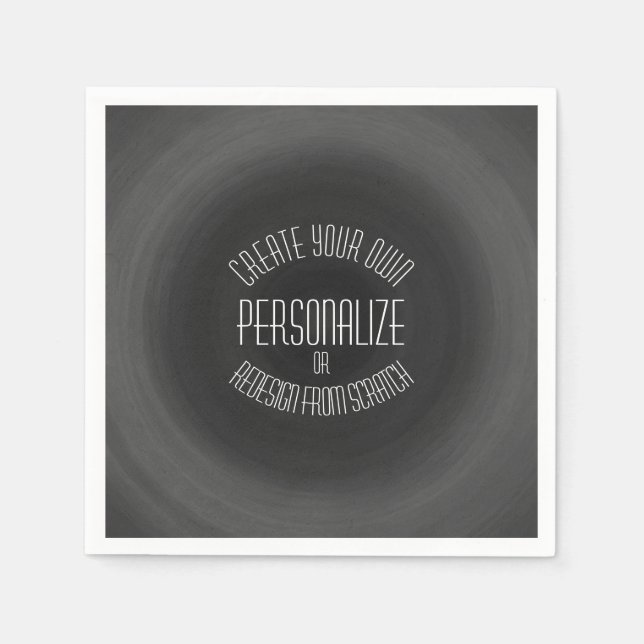 Eigene Gestaltung - Benutzerdefiniertes Design Serviette (Vorderseite)