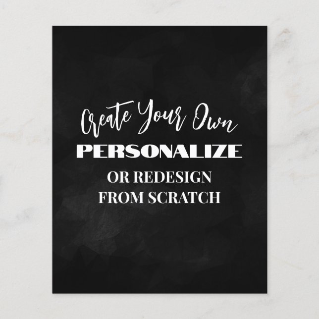 Eigene Gestaltung - Entwerfen eines benutzerdefini Flyer (Vorne)