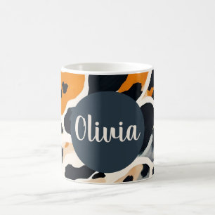 Eigene Giraffe Tierausdruck Kaffeetasse