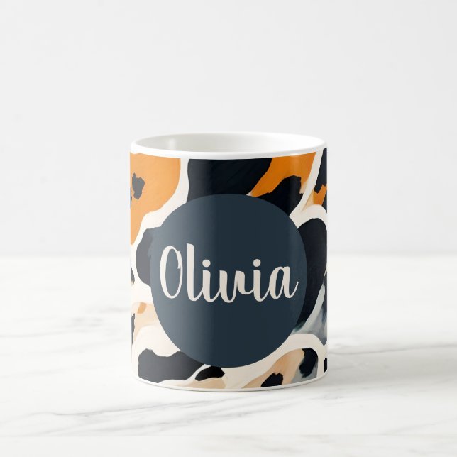 Eigene Giraffe Tierausdruck Kaffeetasse (Mittel)