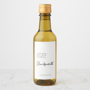 Eigene Großmutterweinmarke Weinetikett