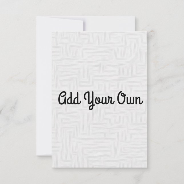 Eigene hinzufügen - Einladung (Vorderseite)