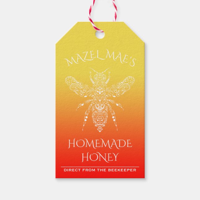 Eigene Honey Labels Geschenkanhänger (Vorderseite)