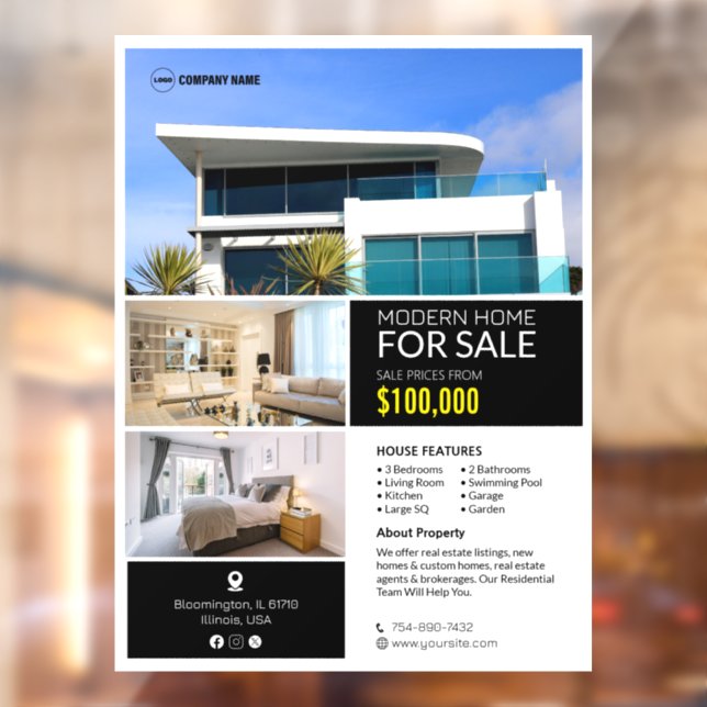 Eigene Immobilien Fensteraufkleber (Blatt 2)