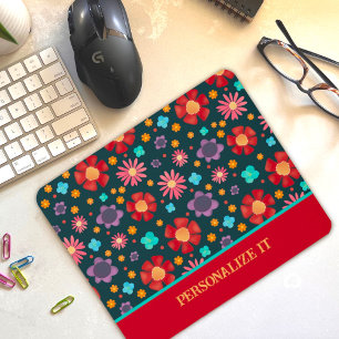 Eigene Inspirivität von Whimsical Hearts und Blume Mousepad