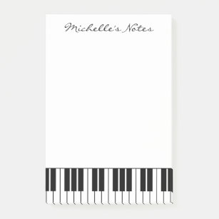 Eigene Klaviertasten klebrige Noten für Pianisten Post-it Klebezettel