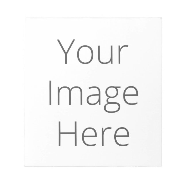 Eigene kleine 5,5" x 6" Notepad - 40 Seiten Notizblock (Vorderseite)