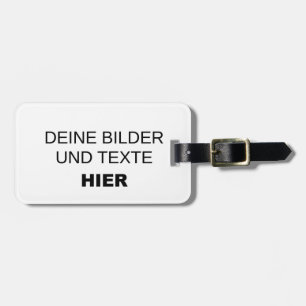 Eigene Kofferanhänger gestalten