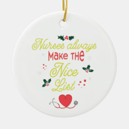 Eigene Krankenschwestern machen immer eine schöne Keramik Ornament