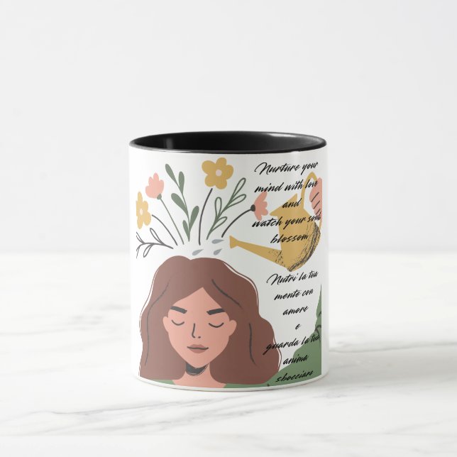 Eigene Liebe Inspiration Tasse (Zentrum)