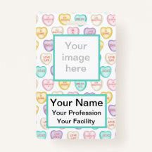 Eigene Liebe Süßwarenherzen - Weißes Abzeichen