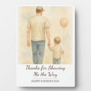Eigene Liebe Vater und Kind - Vatertagsgeschenk Fotoplatte