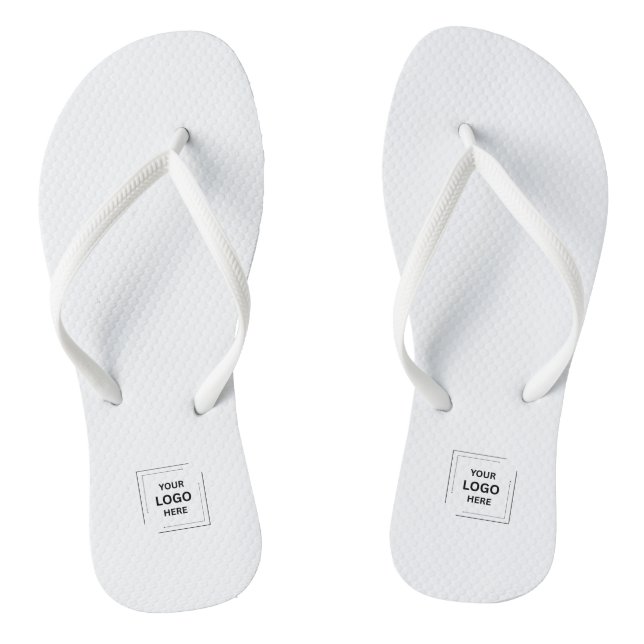 Eigene Logo-Corporate Event-White-Flip-Flops Flip Flops (Fußbett)