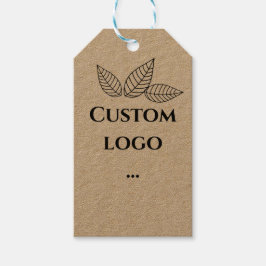 Eigene Logo-Geschenkmarke, Ersatz für Ihr Logo Geschenkanhänger