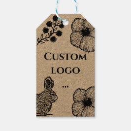 Eigene Logo-Geschenkmarke, Ersatz für Ihr Logo Geschenkanhänger