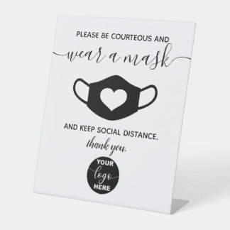 Eigene Logo-Markenbezeichnung Business Safety Wear Sockelschild