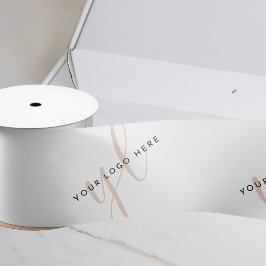 Eigene Logo-Markenbezeichnung für kleine Unternehm Satinband