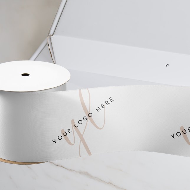 Eigene Logo-Markenbezeichnung für kleine Unternehm Satinband (Von Creator hochgeladen)