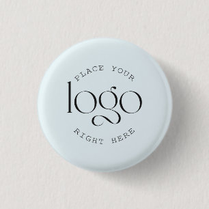 Eigene Logo-Retro-Light Blue hinzufügen Button