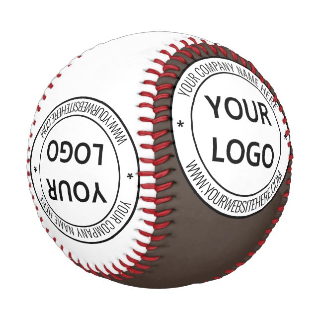 Eigene Logo-Werbeaktion Basierend auf Ihren Farben Baseball (Schrägansicht)