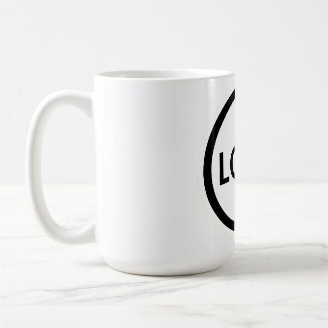 Eigene Mitarbeiter für Ihr Firmenlogo Kaffeetasse (Links)