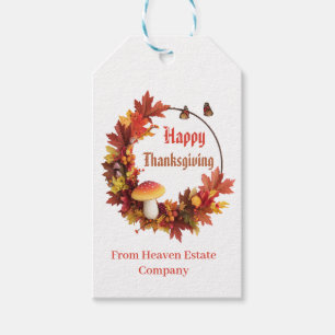 Eigene Moderne Herbstkunst Verließ glückliches Ern Geschenkanhänger