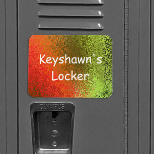 Eigene Namensschattierungen von Orange & Green Pre Magnet