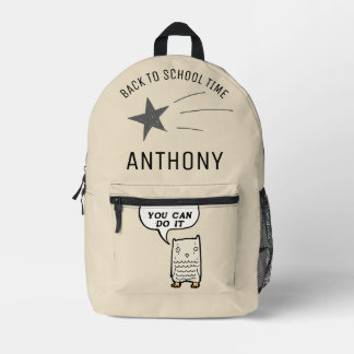 Eigene niedliche Handschrift gezeichnet Howl lusti Bedruckter Rucksack