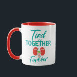 Eigene Nierentransplantation Lebendspender Tasse<br><div class="desc">Verbunden für immer mit der Gabe eines lebenden Spenders Nierentransplantation! Passen Sie diese Tasse mit Namen und Transplantationsdatum an, klicken Sie auf die Option "Personalisieren". Gutes Geschenk für Spender und Empfänger! Feiern Sie das Geben und Empfangen der wertvollen Gabe des Lebens durch Organspende. Made for you by jemand nah auf...</div>