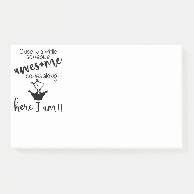 Eigene Notizen behalten oder gestalten :-) Post-it (Vorderseite)