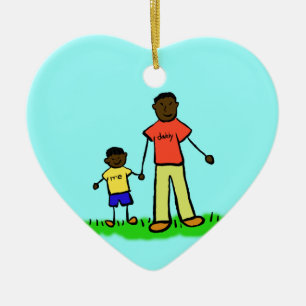 Eigene Ornamente für Vater und Sohn