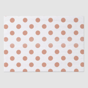 Eigene Rose Gold Polka Dot Tissue Paper Seidenpapier