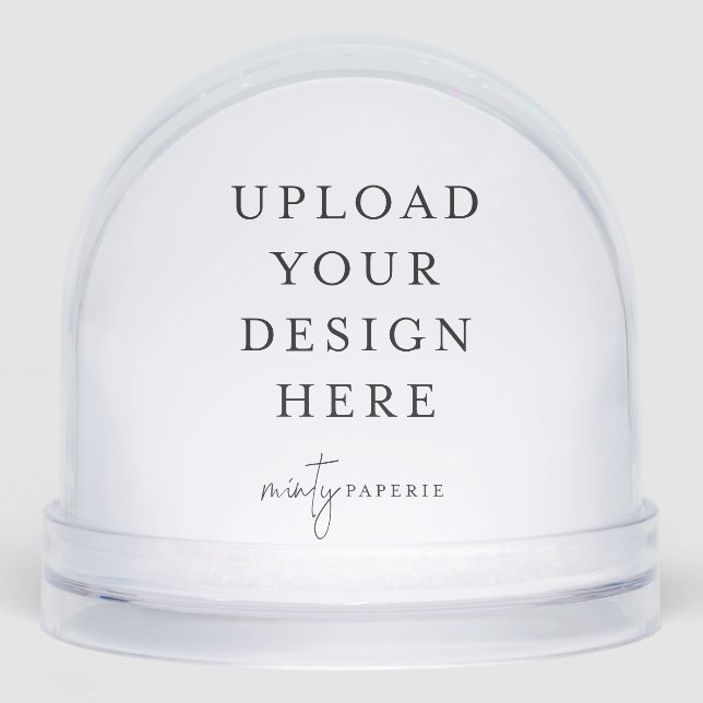 Eigene Schneeglobe erstellen Schneekugeln (Vorderseite)