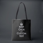 Eigene schwarze behalt ruhige mittlere Einkaufstas<br><div class="desc">Benutzerdefinierte schwarze behalt ruhige Medium Einkaufstote Tasche. Machen Sie Ihren eigenen lustigen behalt ruhig und führen Sie Parodie. Schwarz-Weiß-Vorlage. Personalisierte Geburtstagsgeschenk-Idee für Freunde,  Familie,  Mitarbeiter,  Lehrer,  Trainer,  Kinder etc.</div>