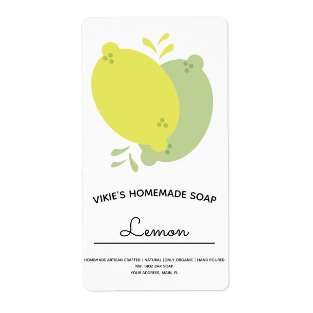 Eigene Seifensparte Limon (Vorne)