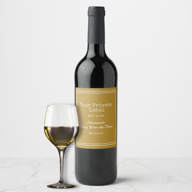 Eigene Tafelwein, hausgemachte Marmelade Weinetikett (Von Creator hochgeladen)