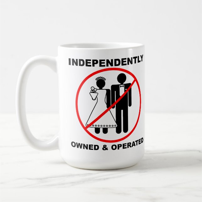 Eigene und betriebene Funny Mug Tasse (Links)