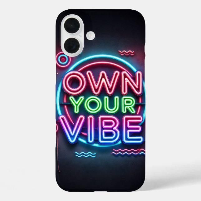 Eigene Vibe - Neon iPhone Case (Rückseite)