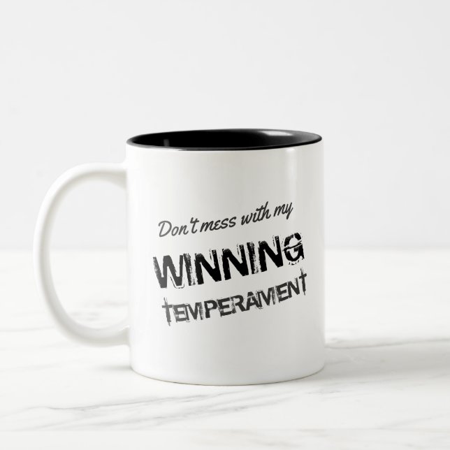Eigene Wahl 2016 Mein Gewinnertemperament Zweifarbige Tasse (Links)
