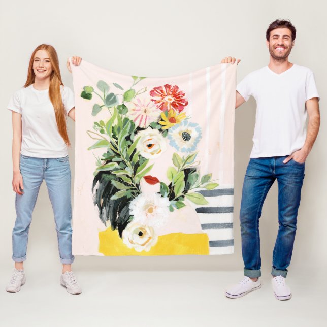 Eigene Wege wachsen Fleecedecke (Beispiel)